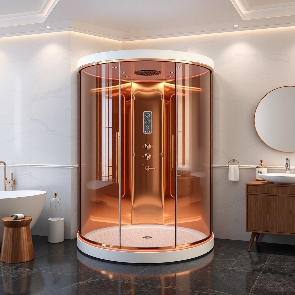 Göktürk 2026 Trendi: Rose Gold ve Bakır Duşakabin Detayları